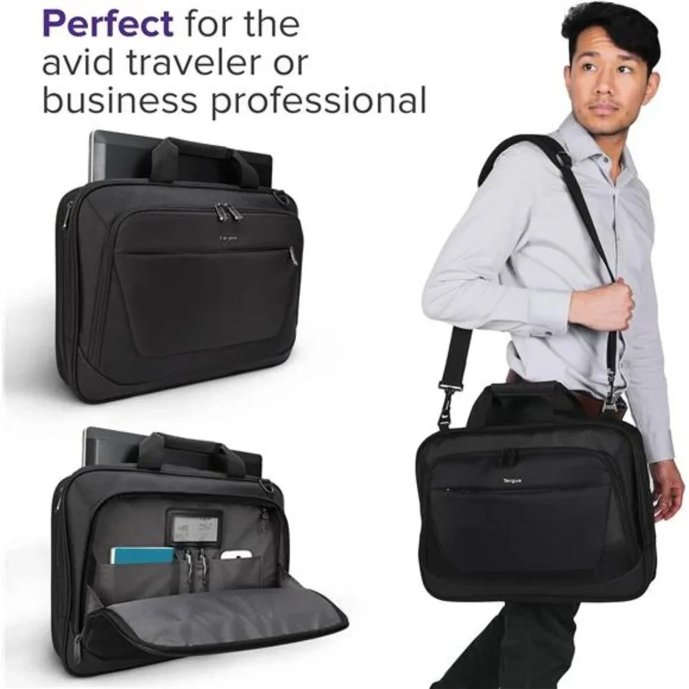 Laptop Briefcase Shoulder Messenger Bag for 15.6-Inch Laptop,